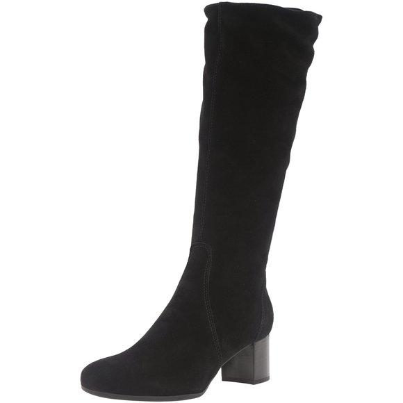 LA CANADIENNE JENNIFER BLACK SUEDE 7.5 M (B) - Picture 2 of 6